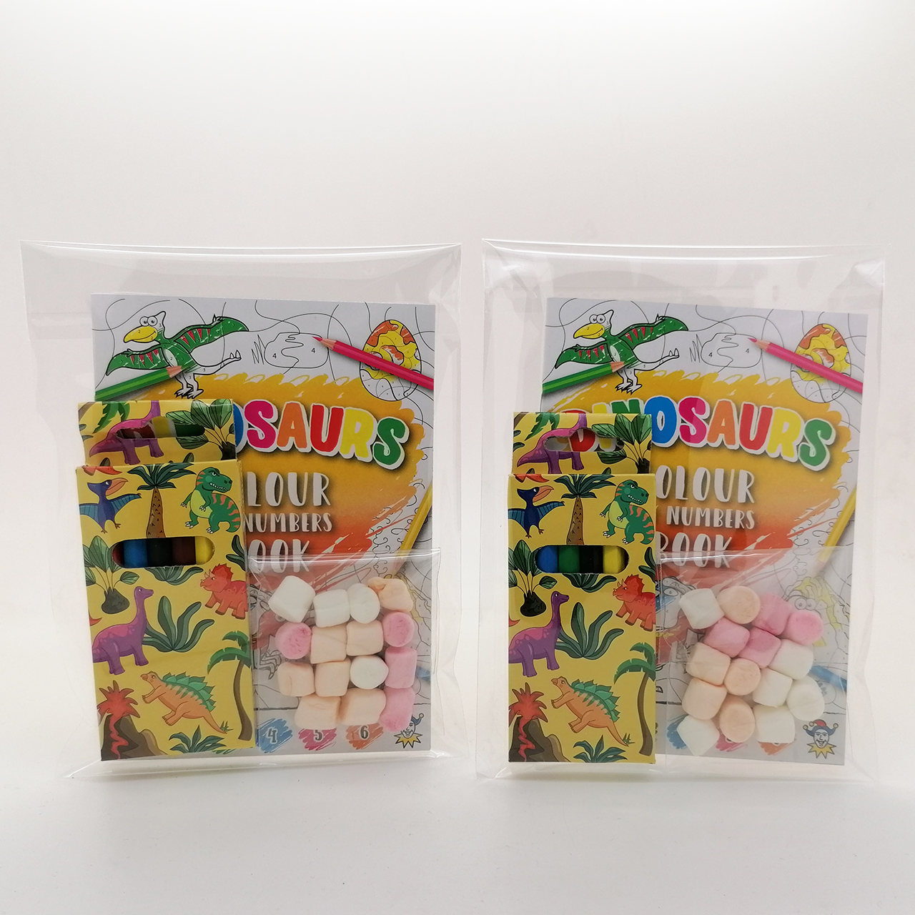 Dinosaurus trakteren school spekkies