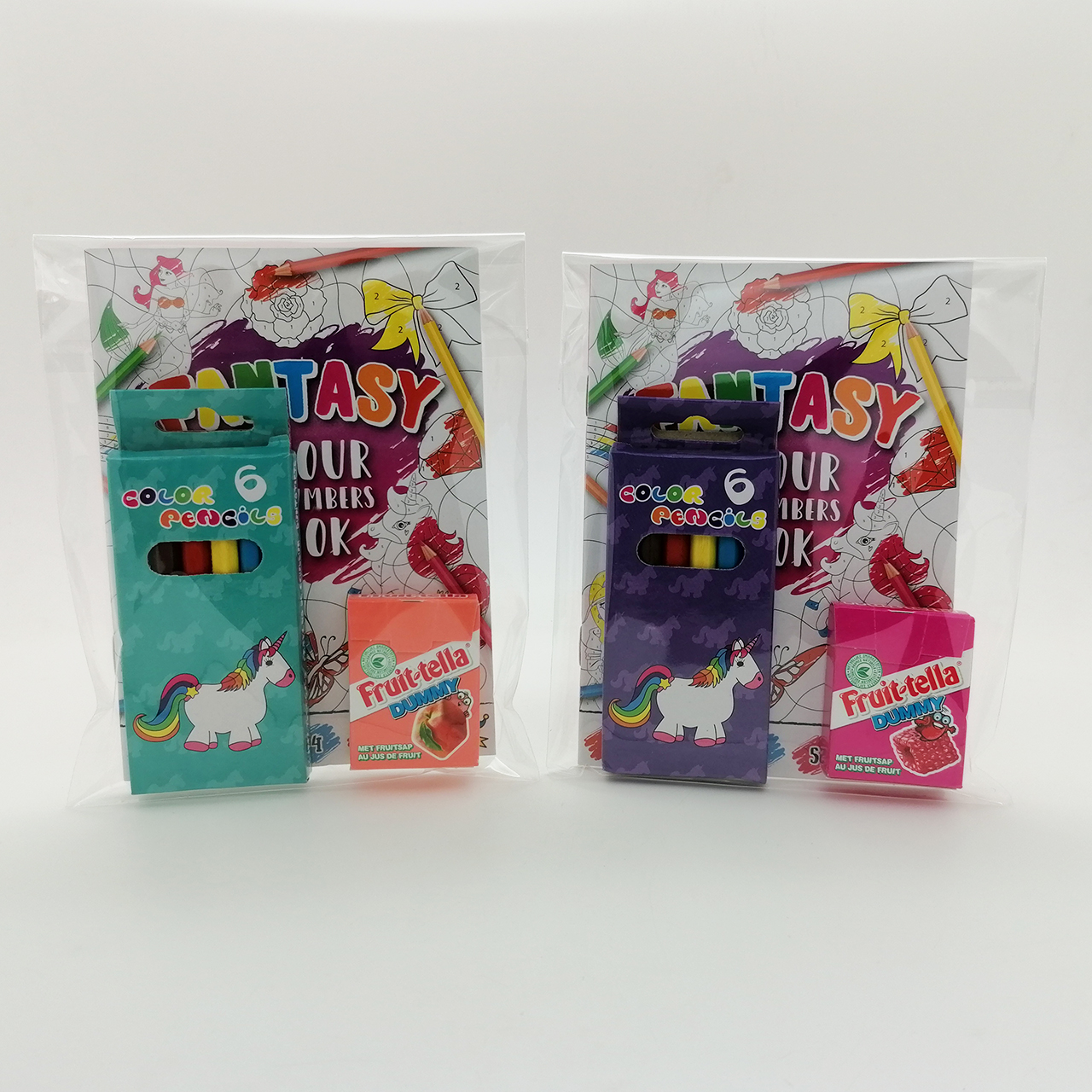 Unicorn trakteren kleurtjes boekje snoepjes