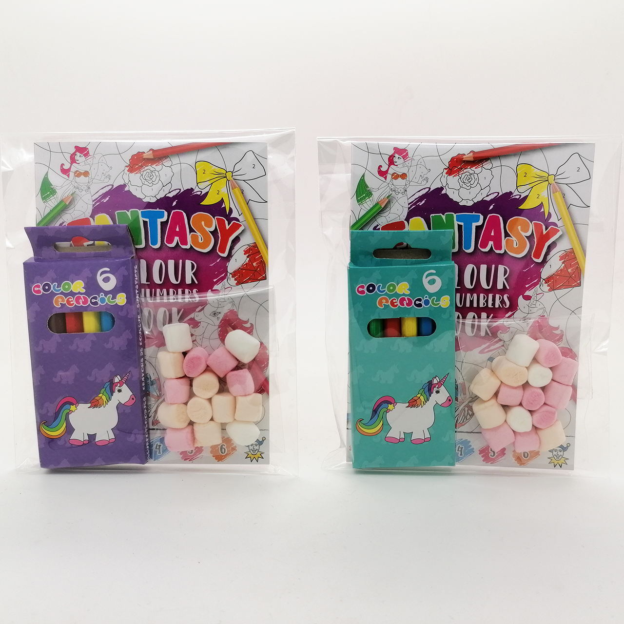 Uitdeelzakjes spekkies unicorn traktatie