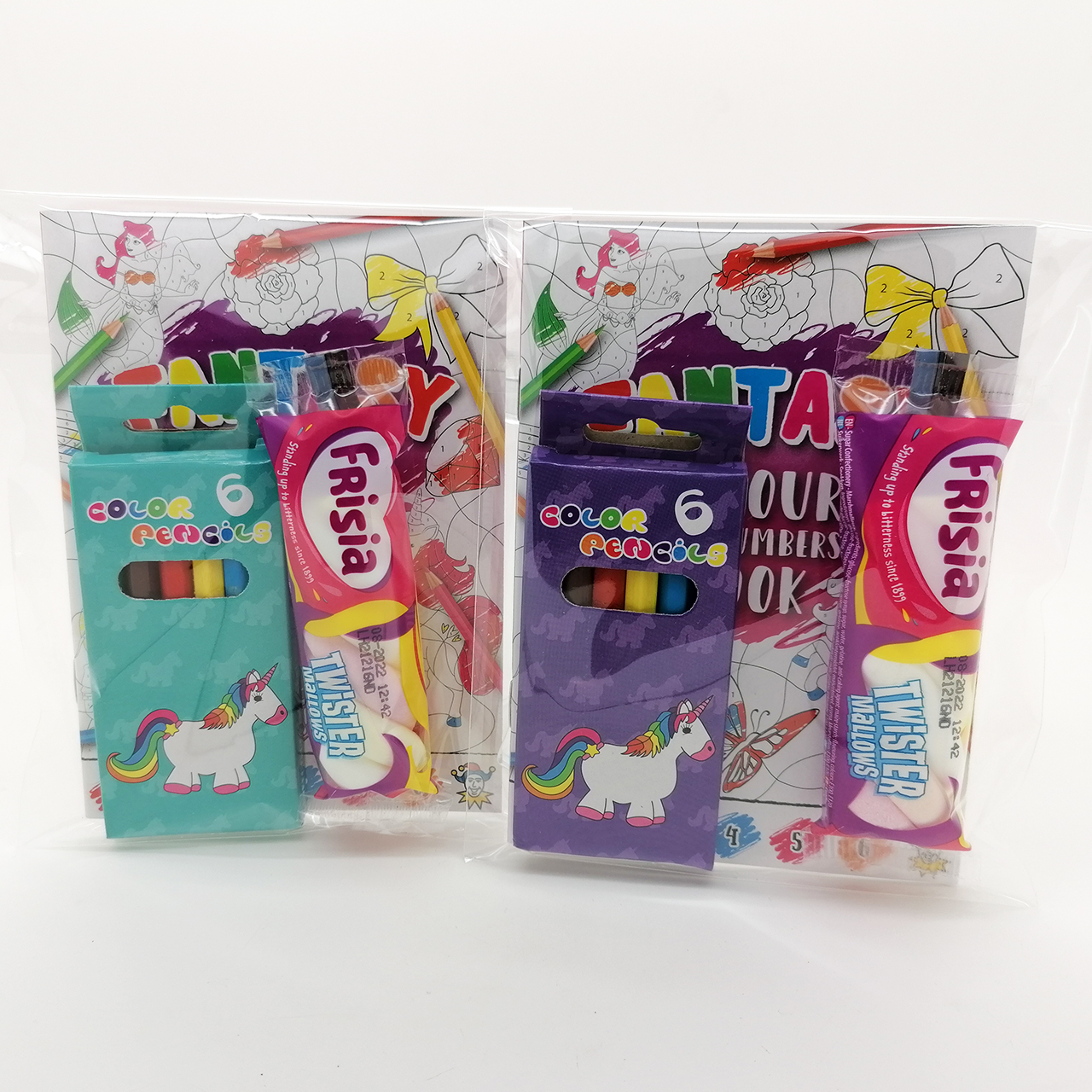 Spekkies trakttie eenhoorn kleurboekje uitdeelzakjes