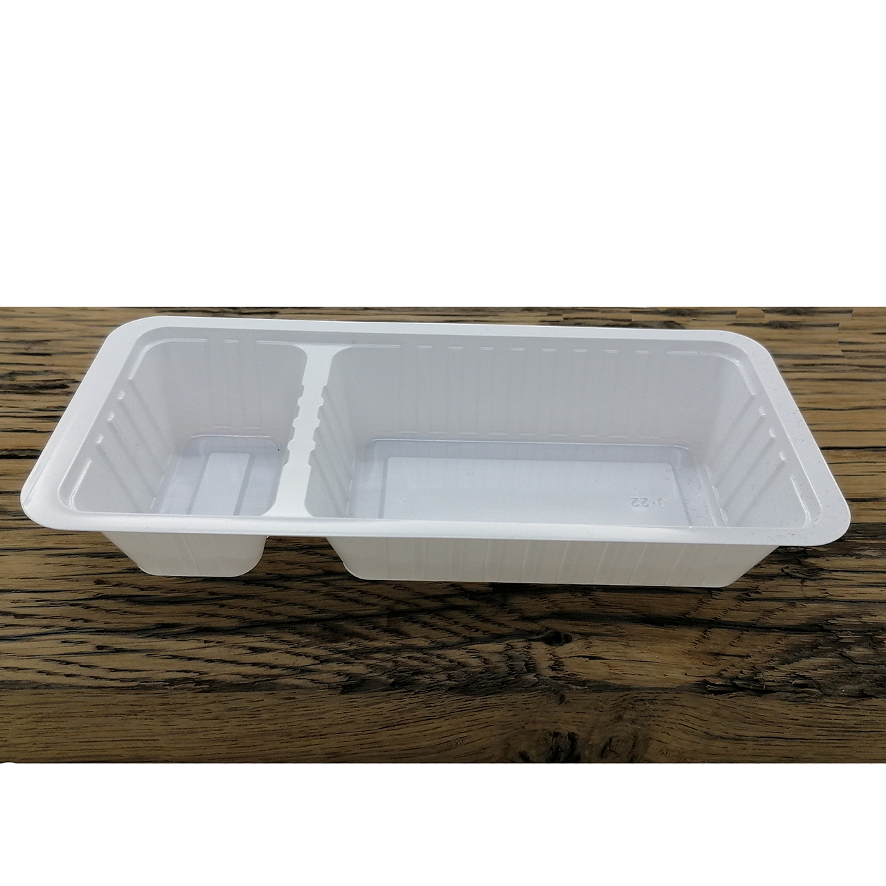 Frietbakje patatbakjes plastic wit trakteren op school Patatbakje groot plastic wit frietjes trakteren