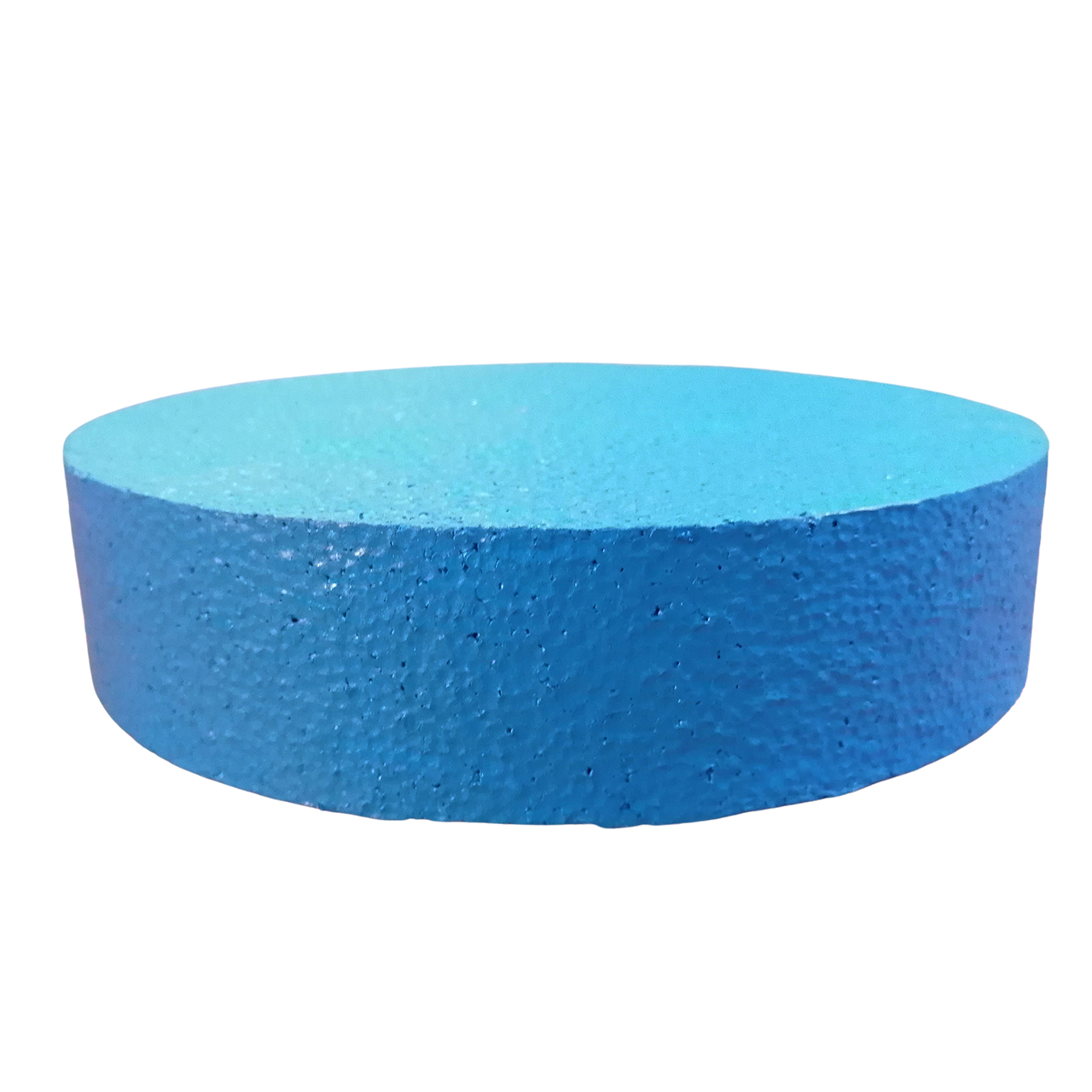 Blauwe traktatie taart dummy piepschuim