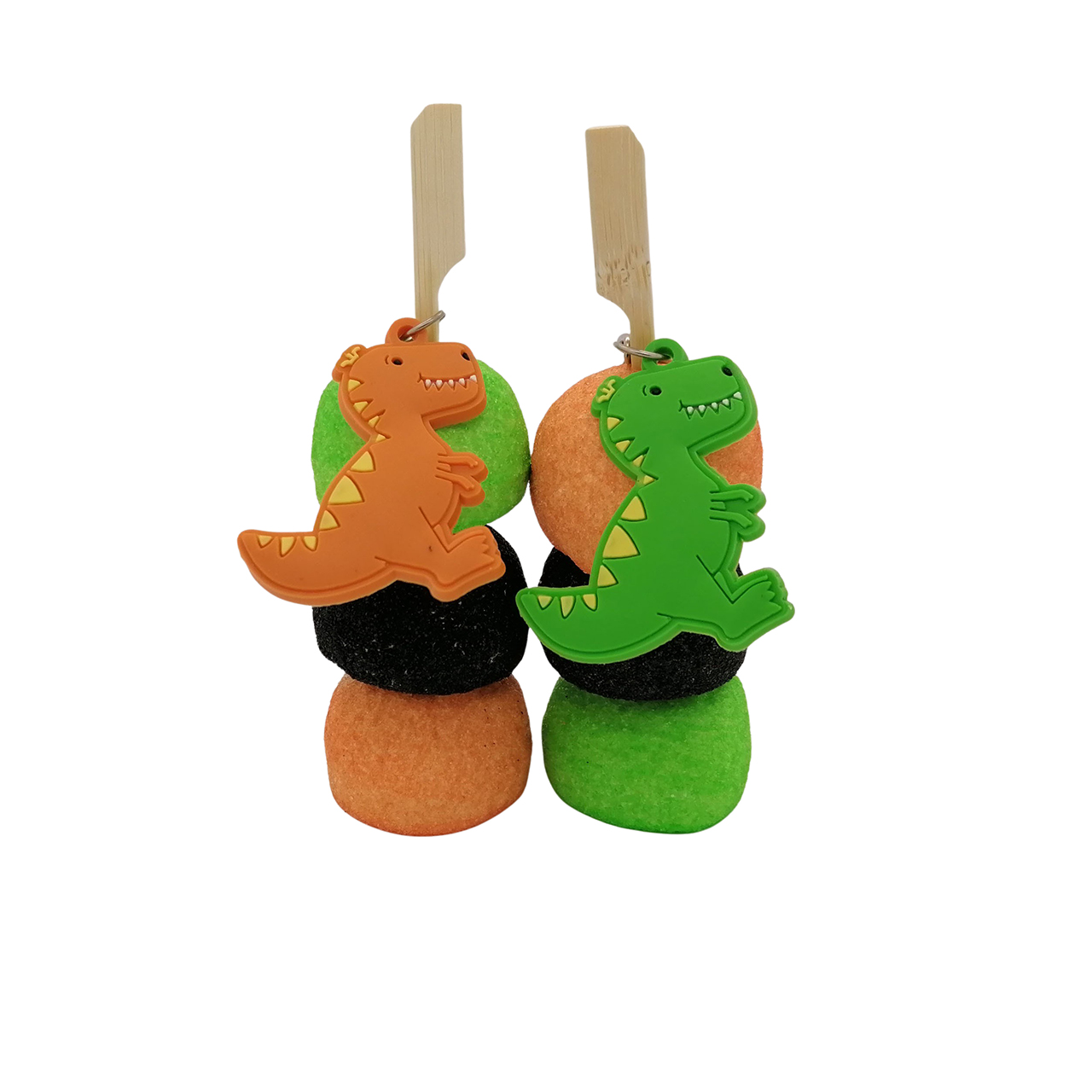 Dinosaurus trakteren op school spekkie