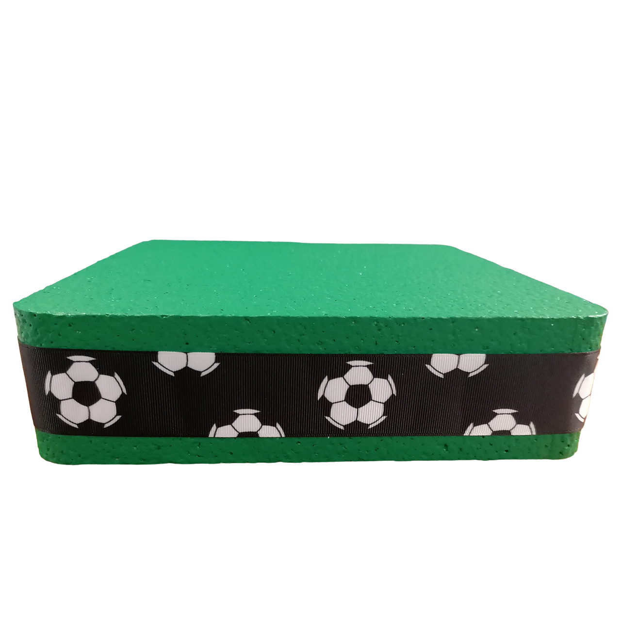 Kant en klaar voetbal traktatie display groen