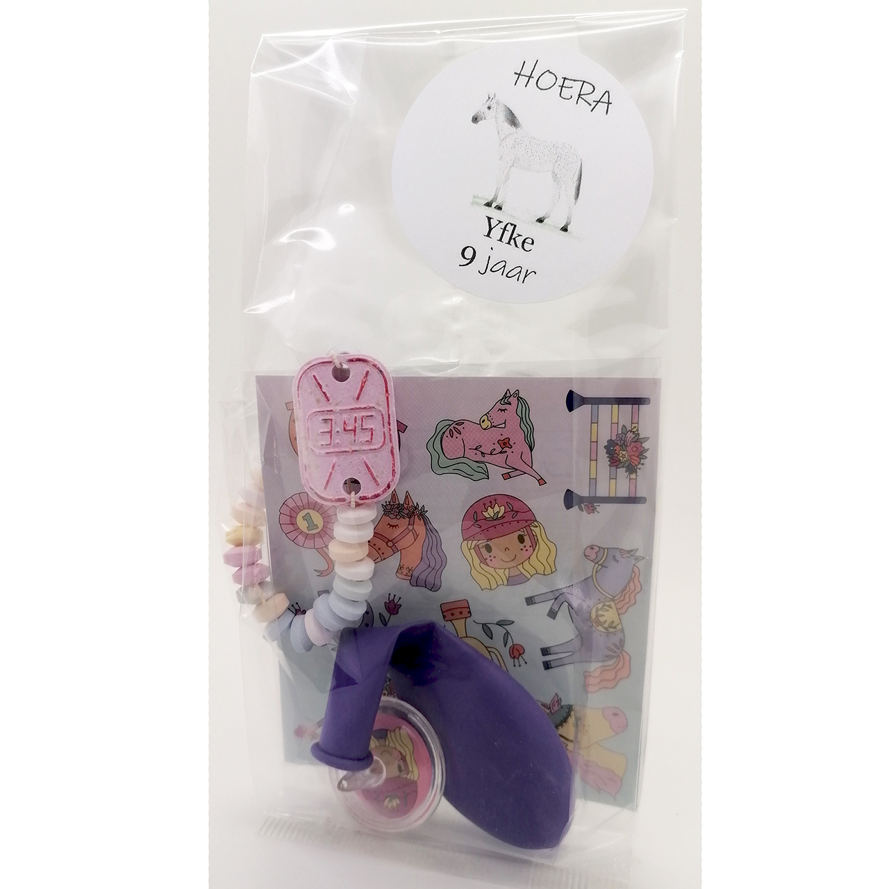 Paarden traktatie kinderen ballon kant en klaar Paarden traktaties zelf maken kant en klaar bestellen