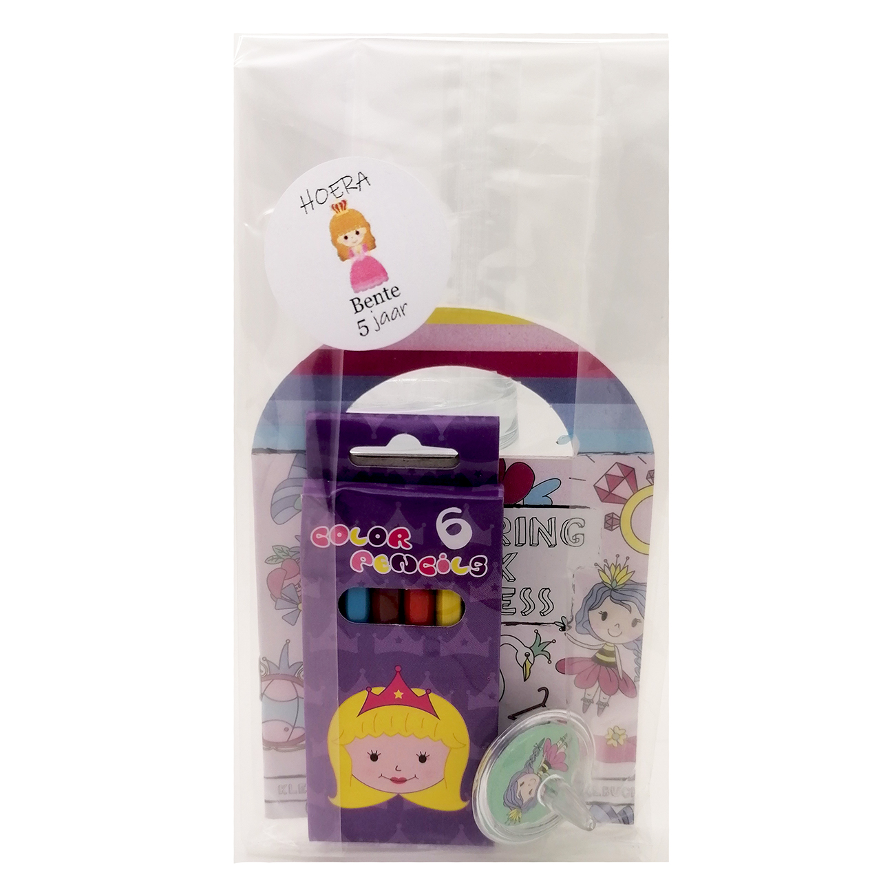 Meisjes traktatie prinses kleurpotloodjes