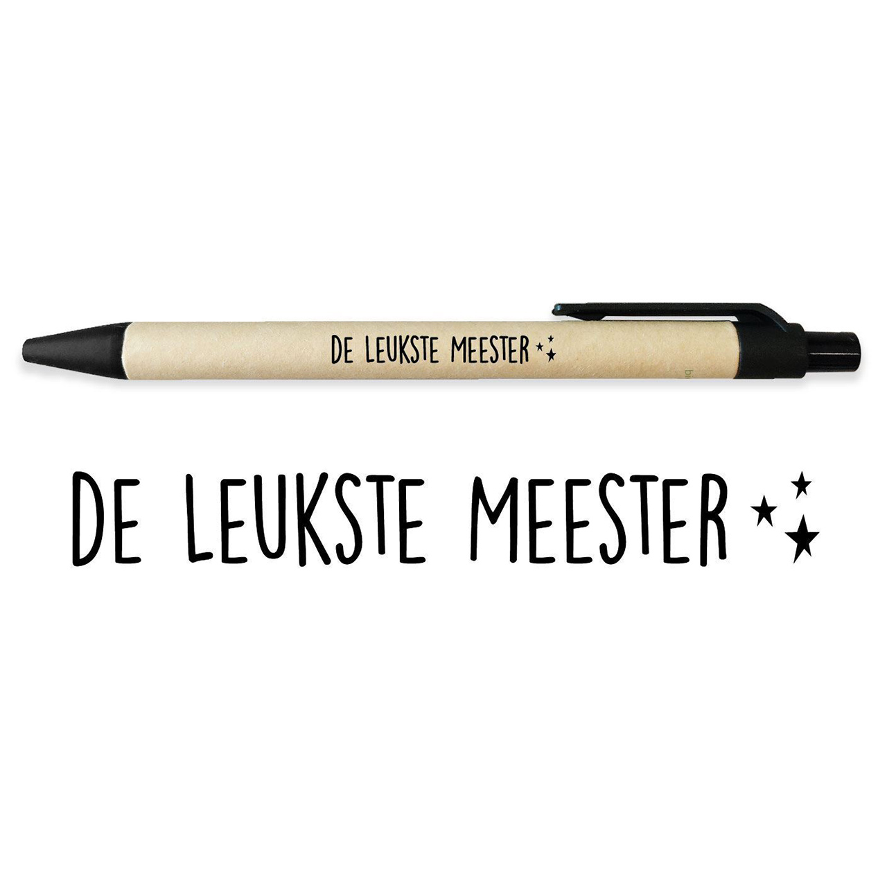 balpen bedankje de leukste meester