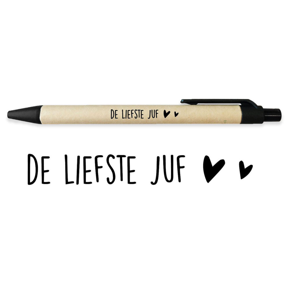 bedankt juffen pen de liefste juf