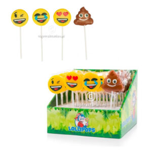 Traktatie snoep lolly emoji smiley