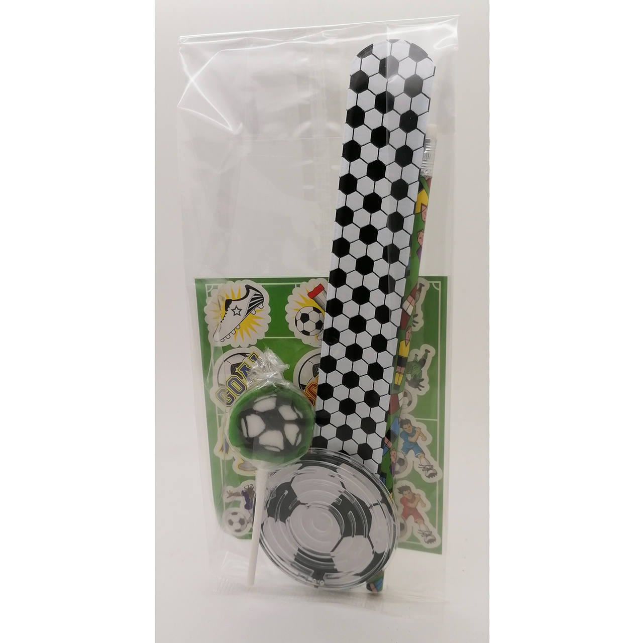 Voetballen traktaties lolly doolhof spelletje