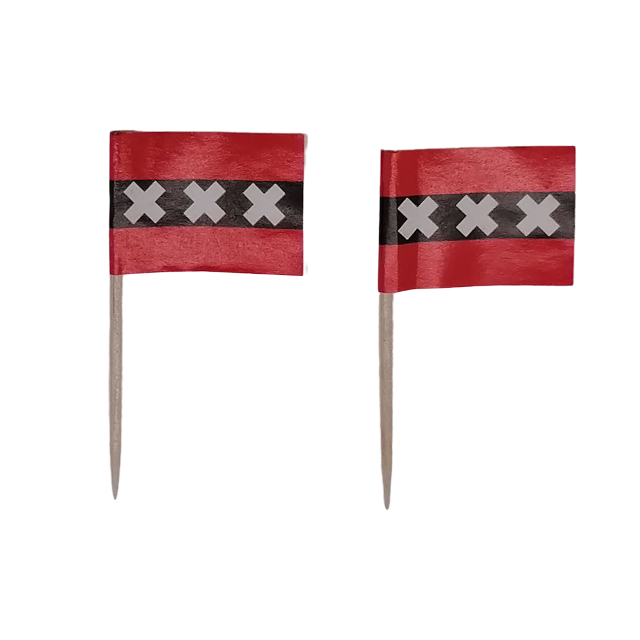 Vlag Amsterdam prikker traktatie maken