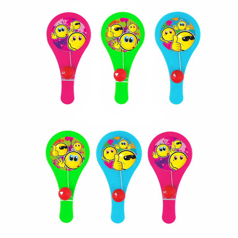 smiley emotie traktatie cadeautje paddle bat