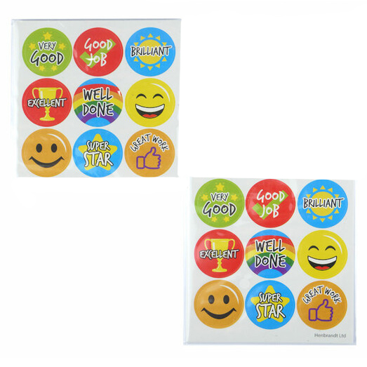 Fun stickervel uitdeelcadeautjes