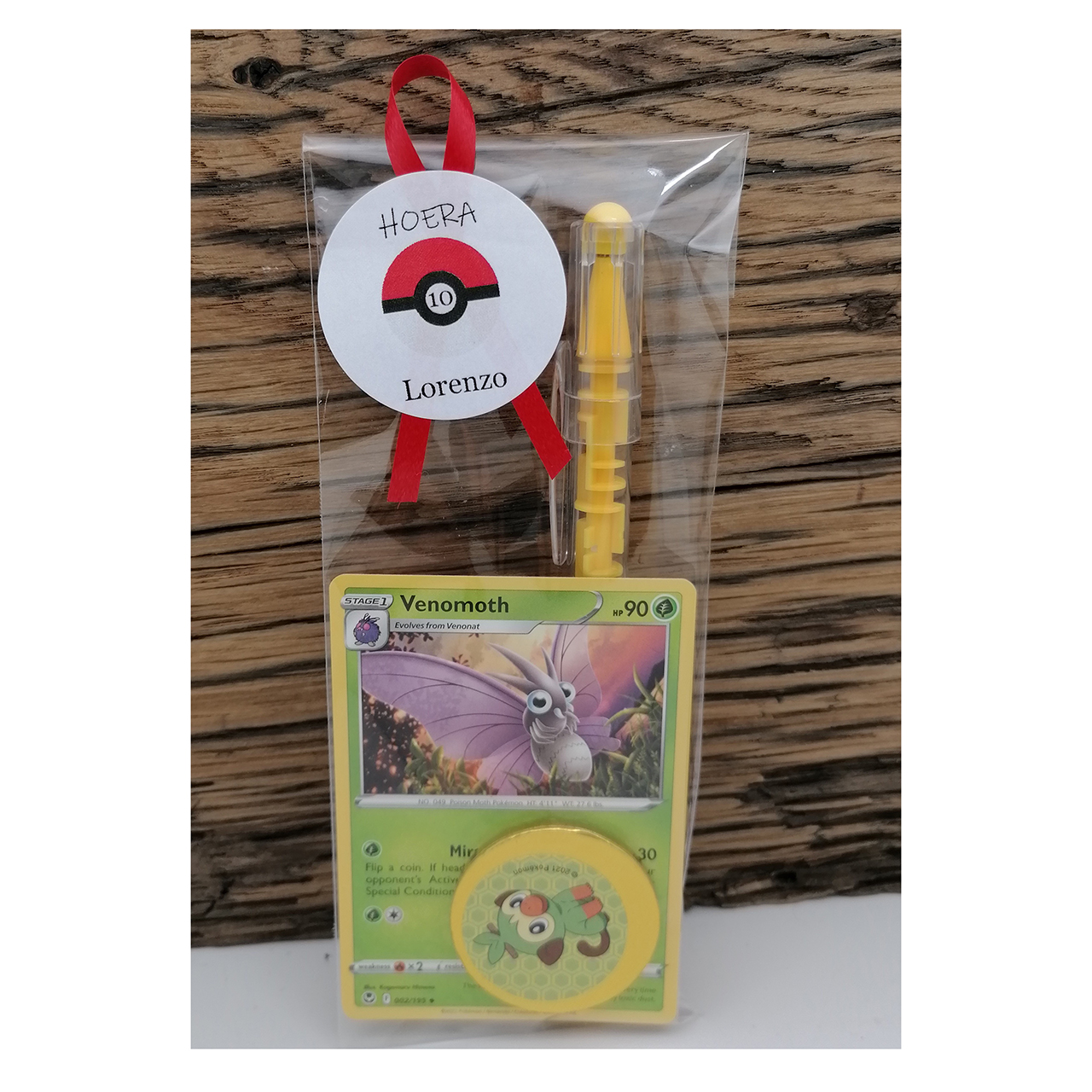 uitdelen op school Pokémon kaarten