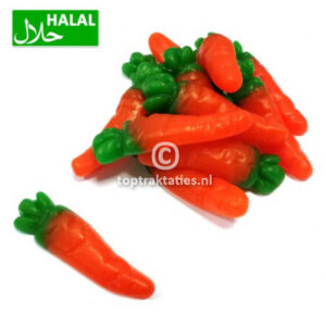 wortel snoep 1 kilo zak groot halal