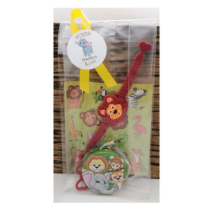 Jungle dieren uitdeelcadeautjes trakteren op school jojo armband stickervel
