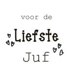 Voor de liefste juf +€ 0,20