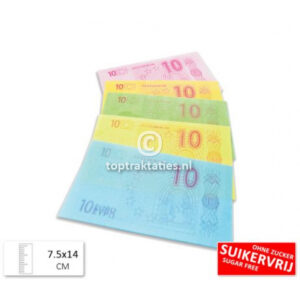 eetbaar papier geld euro's snoep suikervrij