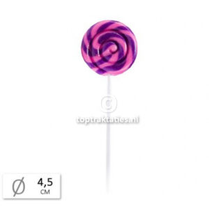 lolly's snoep paars roze