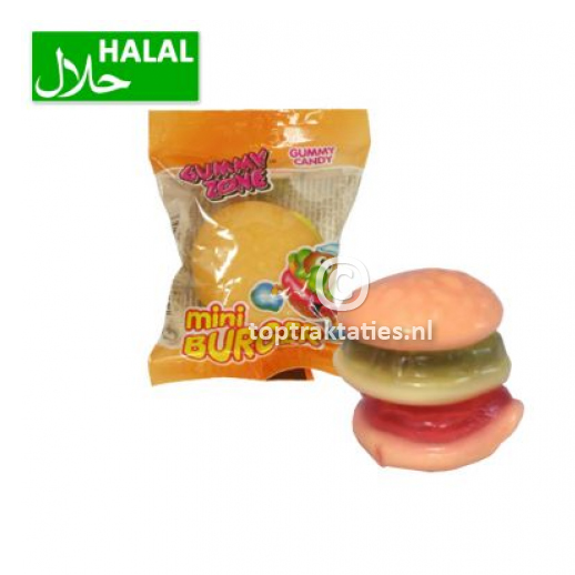 Hamburgers snoepjes halal