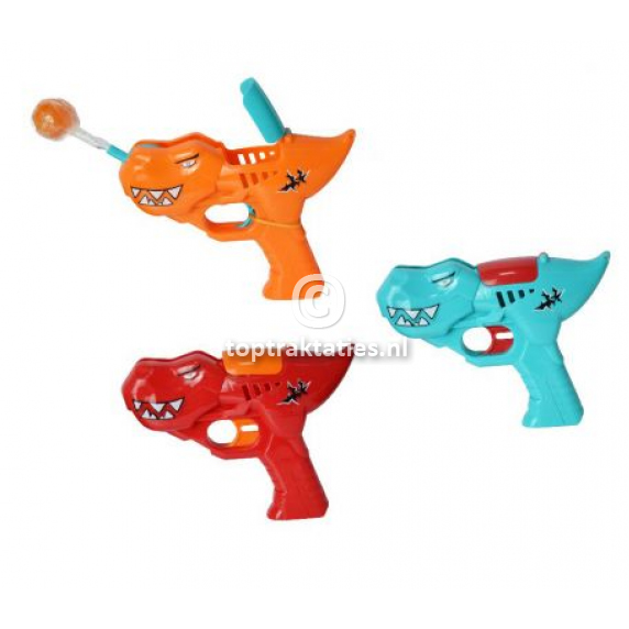 Dinosaurus lolly's pistool uitdeelcadeautje snoep