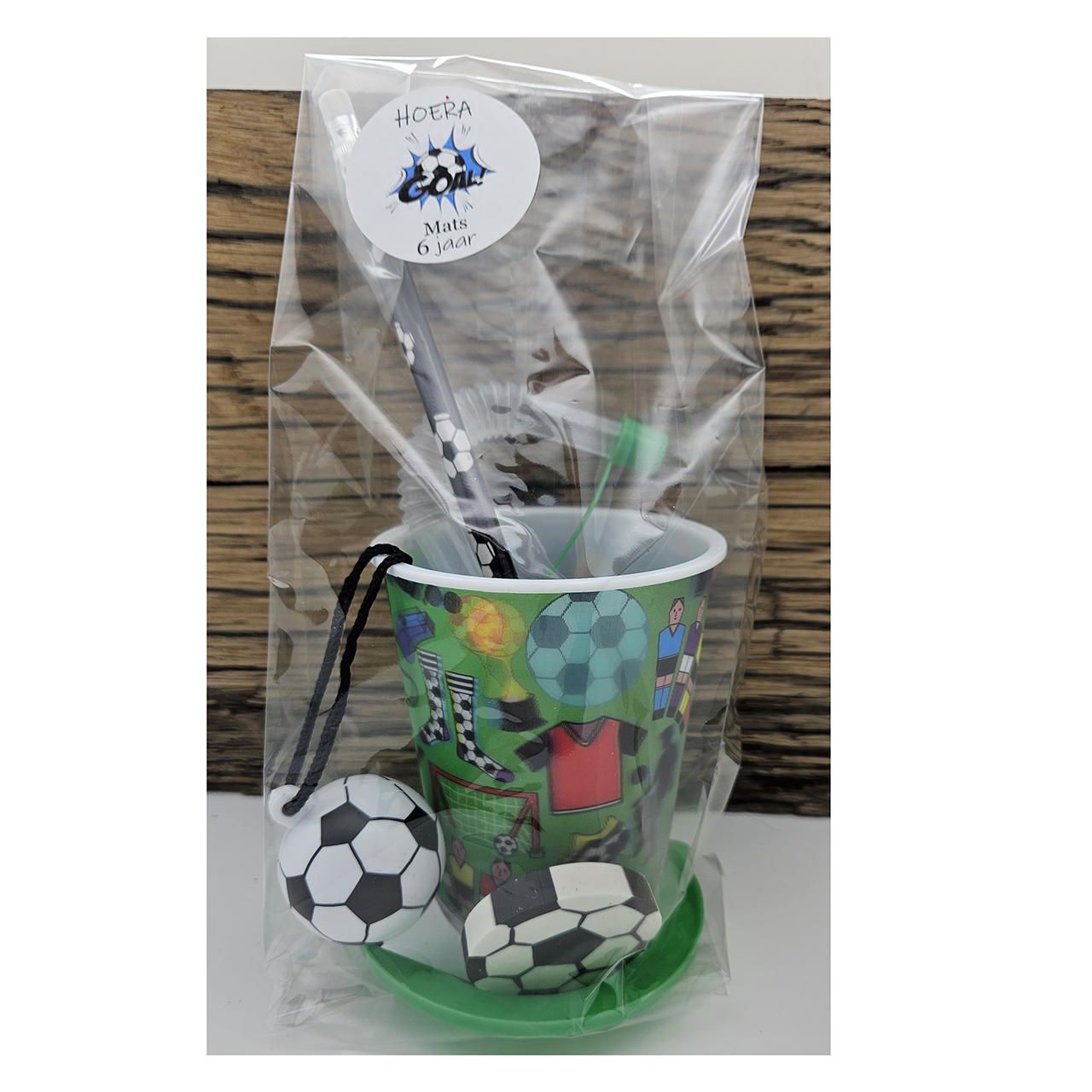 Voetbal beker traktatie kant en klaar