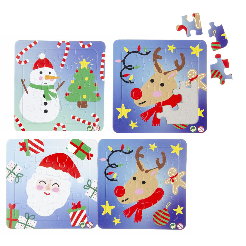 Kerstmis puzzeltje traktatie cadeautje
