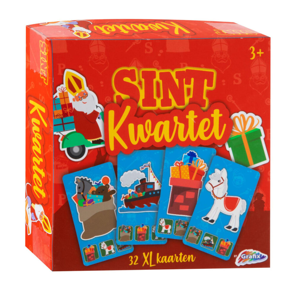 Sint kwartet spelletje schoencadeautje