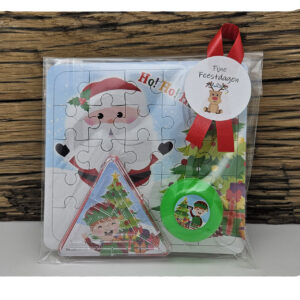 Kerst traktatie cadeautjes puzzeltje jojo doolhof spelletje