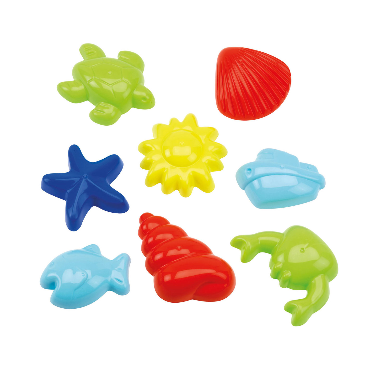 Zandvormen zee dieren mix uitdeelcadeautjes peuter