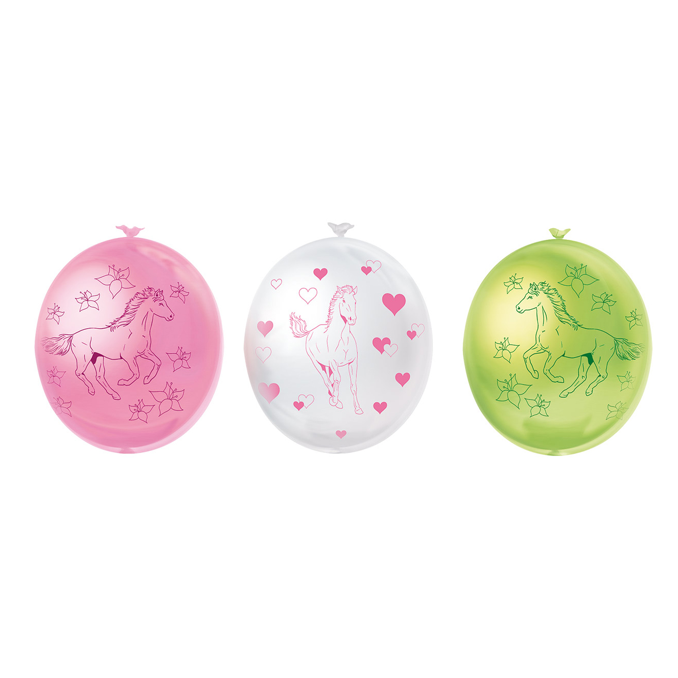 Paarden ballonnen feestversiering