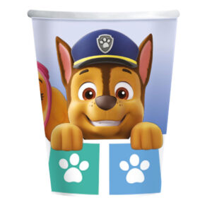 Papieren drinkbekertjes paw patrol thema kinderfeestje