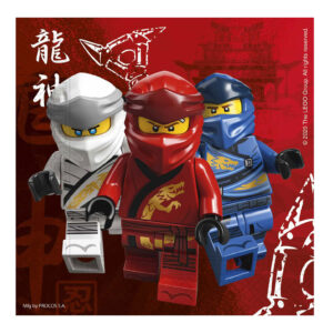 lego ninjago servetjes thema verjaardag feest versiering