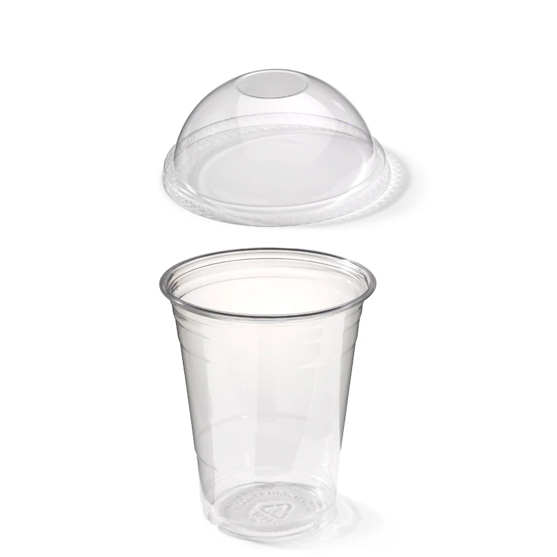 Popcorn smoothie beker met deskel plastic Plastic bekers met deksel popcorn