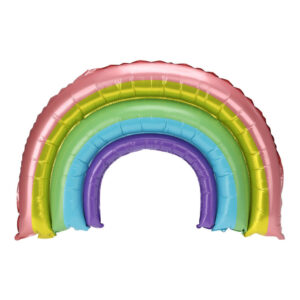 Feest versiering ballon regenboog verjaardag