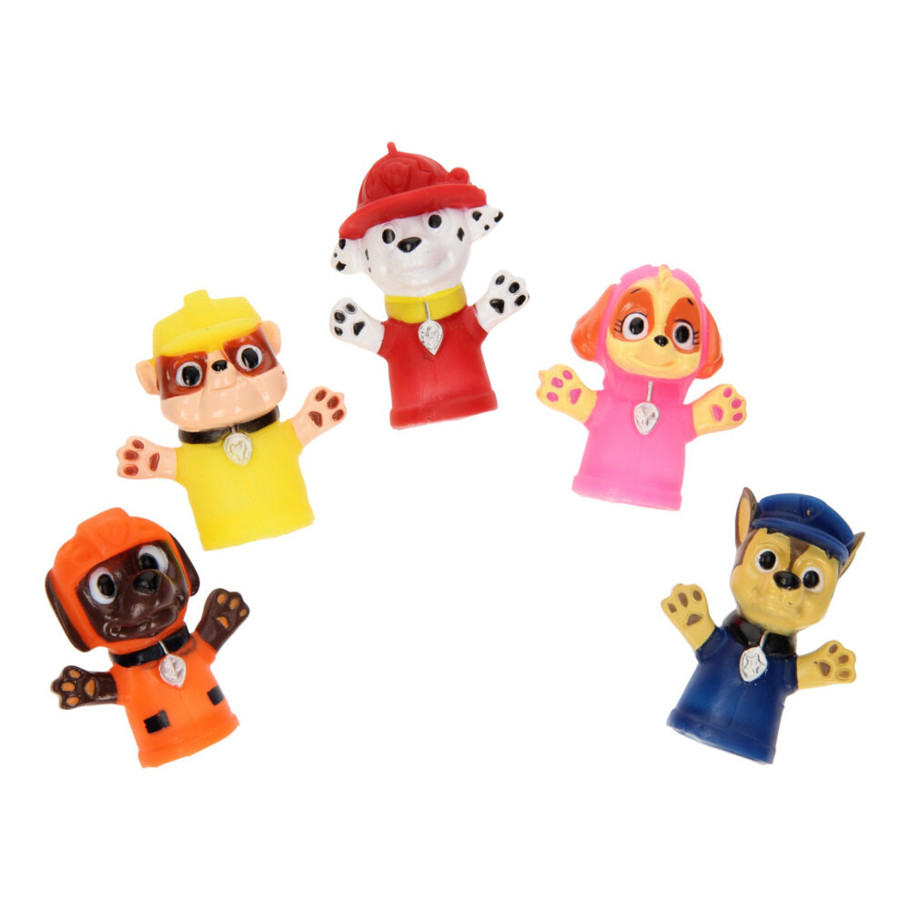 Vingerpoppetje paw patrol traktatie cadeautjes