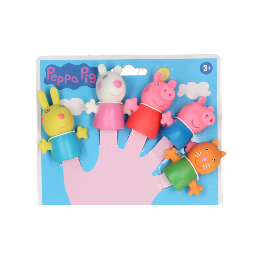 Vingerpoppetjes pepa pig traktatie cadeautjes