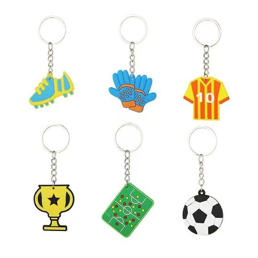 Voetbal sleutelhanger schoen bal beker sport Voetbal team sleutelhanger uitdeelcadeautjes