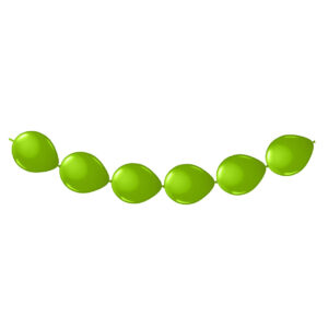 Groene knoop ballonnen