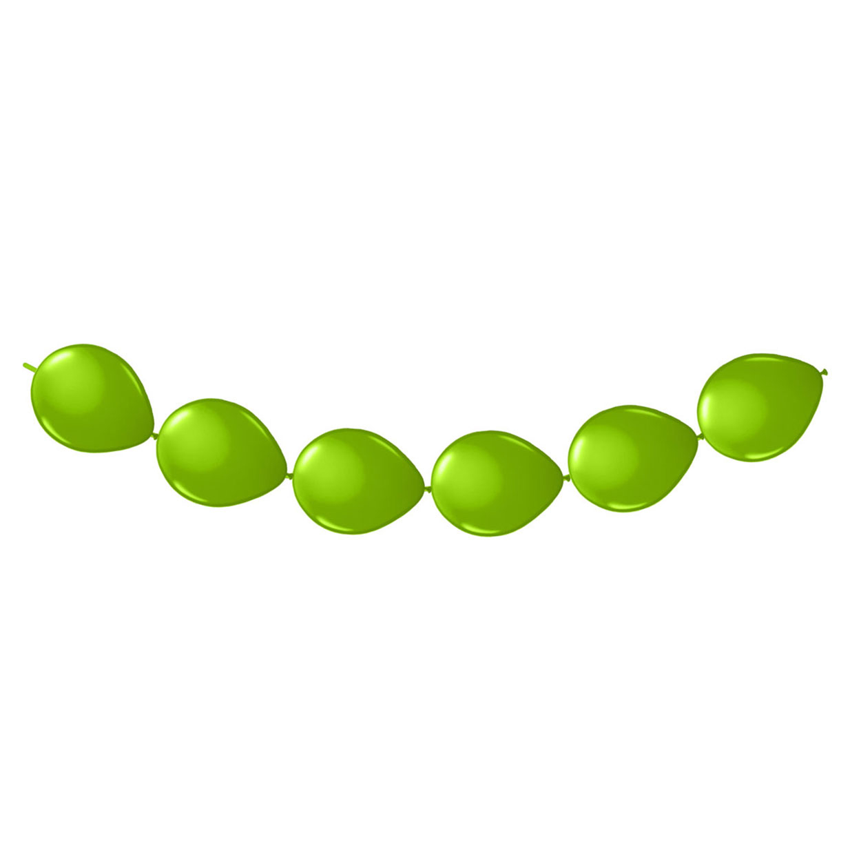 Groene knoop ballonnen