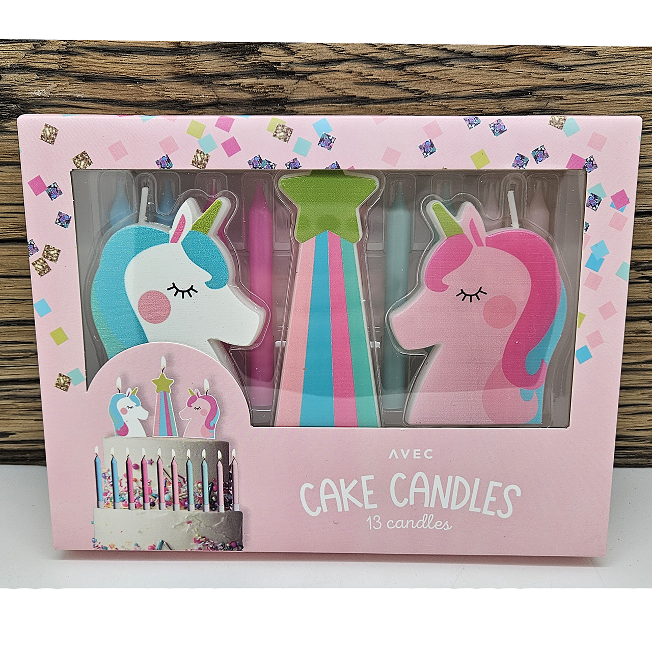 Unicorn taart decoratie versiering kaarsjes Eenhoorn taartversiering kaarsen