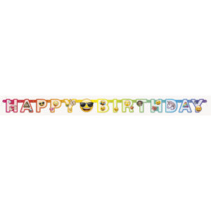 Emoji them verjaardagsslinger happy birthday