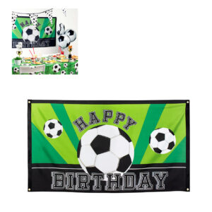 Voetbal vlag thema versiering verjaardag kind