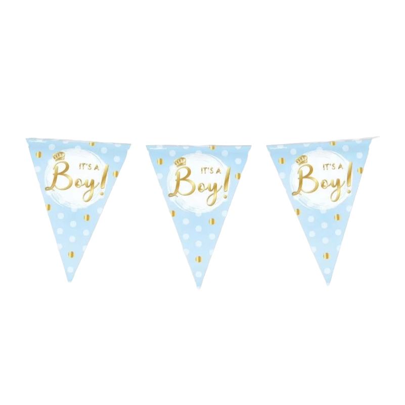 Geboorte vlaggenlijn jongen it´s a boy