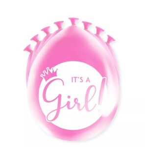Geboorte ballon meisje roze it's a girl