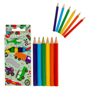 Uitdeelcadeautje voertuigen kleur potloodjes