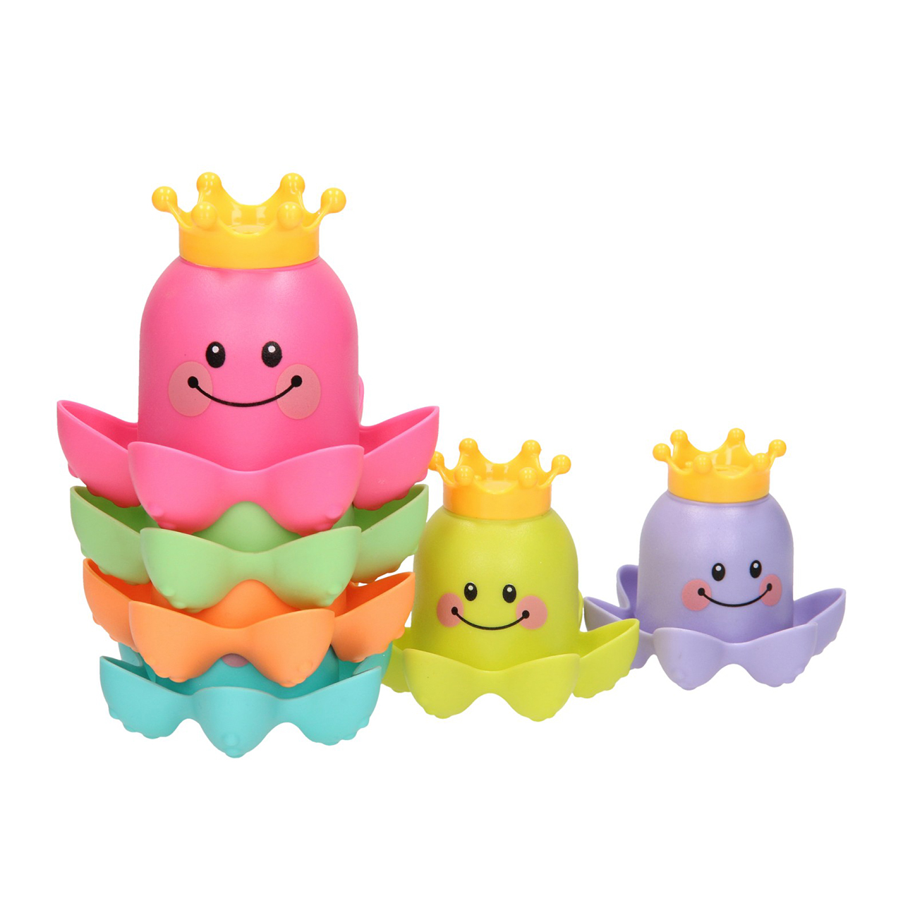 Traktatie cadeautje octopus stapelbekers