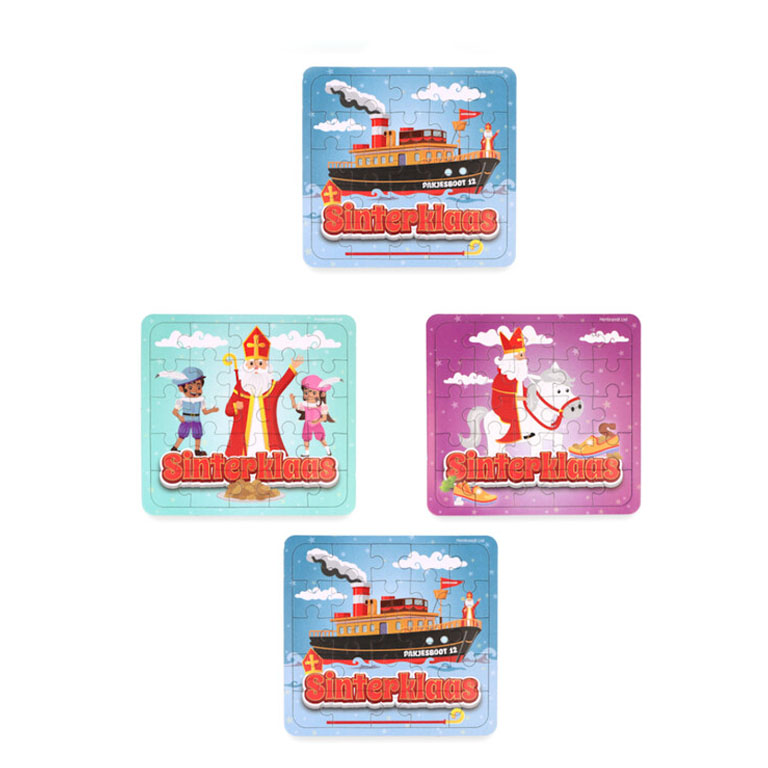 Puzzeltjes sint thema schoencadeautjes
