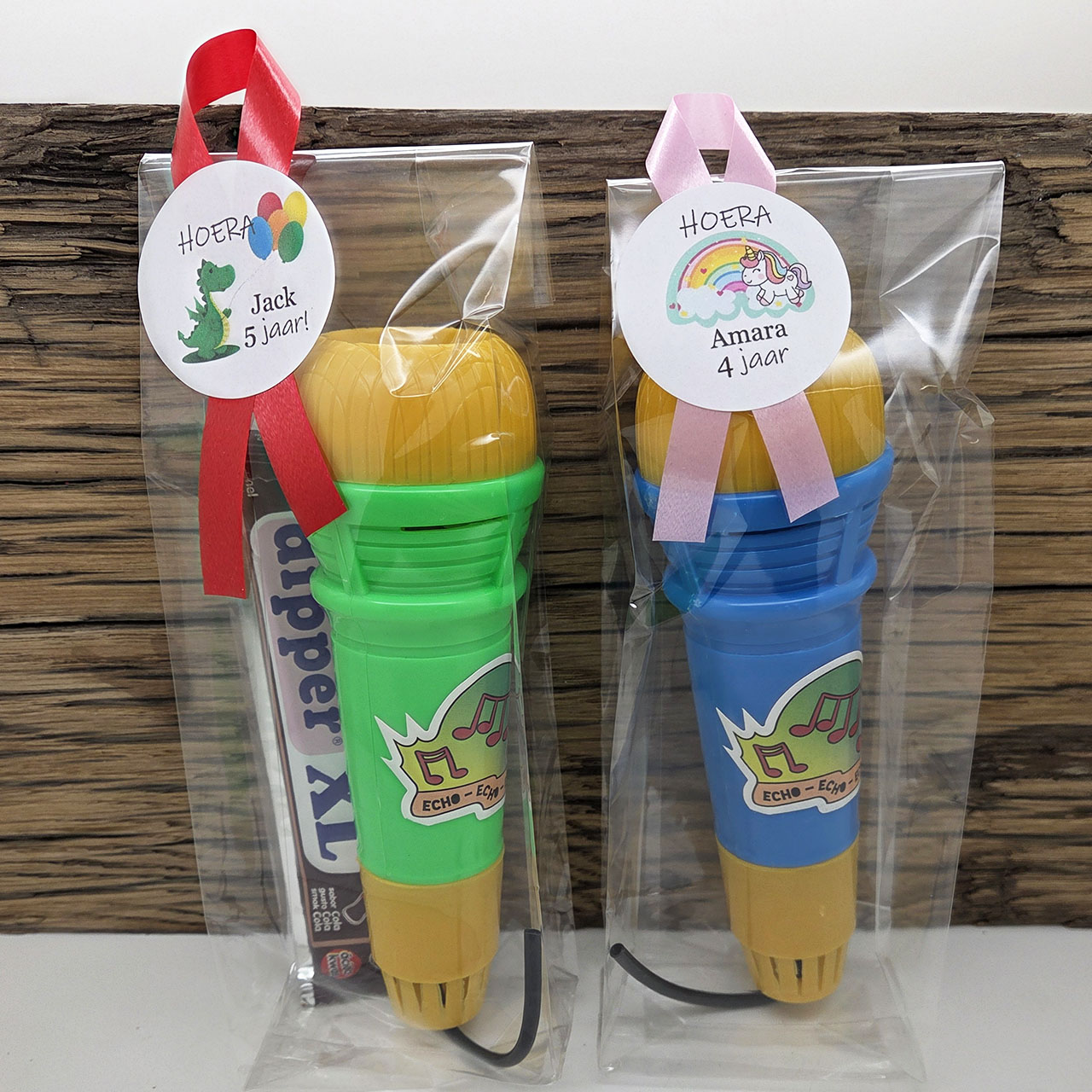 Kant en klare echo micorfoon traktaties